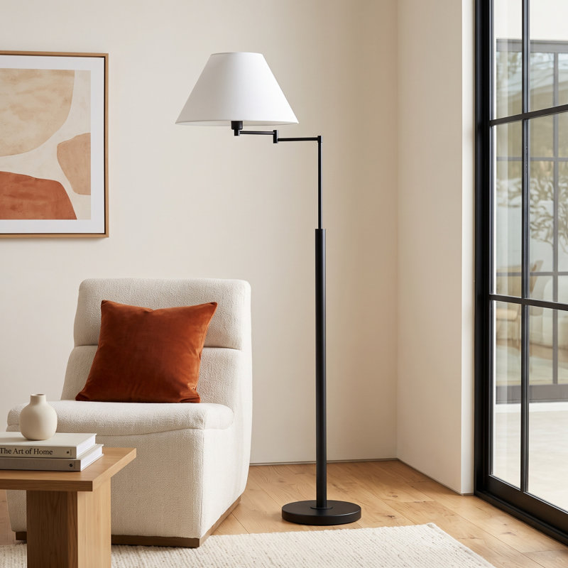 Feba Lorna Floor Lamp, Black