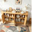 Buffet de rangement avec motif à vagues Buffet-129684992