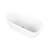 Iris 59" x 29.5" Freestanding Soaking Acrylic Bathtub-87223867