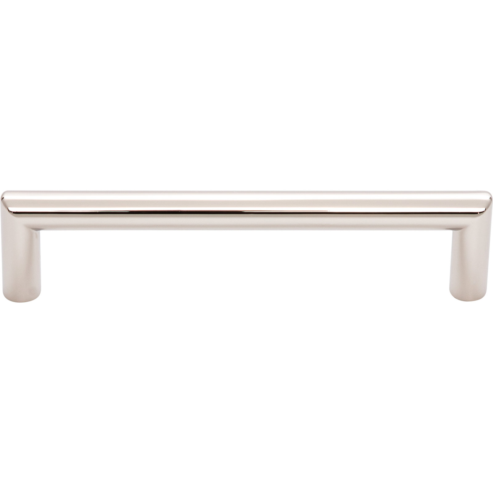 Kinney Bar Cabinet Pull, Polished Nickel, 5 1/16" Center to Center