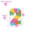 Fax Potato - Pinata Set with Stick & Blindfold - 21st Birthday / Anniversary - Rainbow