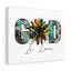 God Is Love - Wrapped Canvas Print