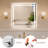Abbagail LED Bathroom Mirror Bluetooth, Dimmable, Defog, Wall Mount-326181983