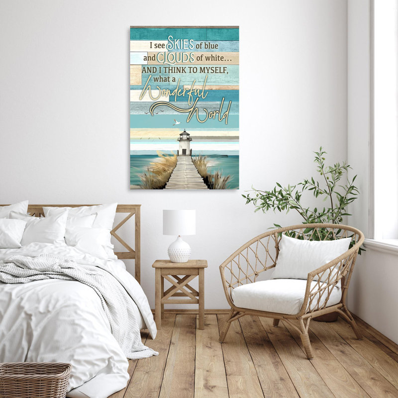 Adetutu «What a Wonderful World», impression sur toile, H 20 po x l 16 po x P 1,25 po
