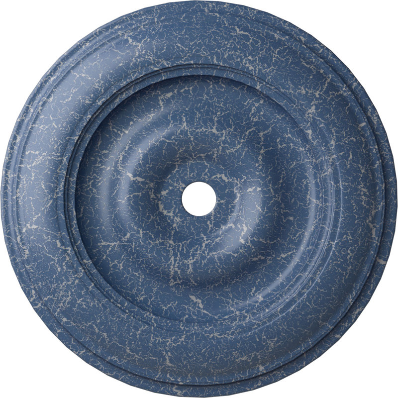 Classic 44.5'' H x 44.5'' W x 4'' D Urethane Ceiling Medallion, Americana Crackle