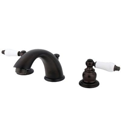 Widespread Bathroom Faucet with Drain Assembly
