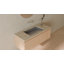 Lavabo de salle de bain encastré en pierre 25,2 po x 16,1 po Badeloft UB-04-L-GGRY-138187389
