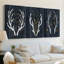 Bois et lumières - Toile tendue sur mesure - 3 pièces-2045398731