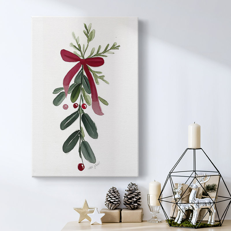 Christmas Holiday Art - Gallery Wrapped Canvas X, 18" H x 12" W