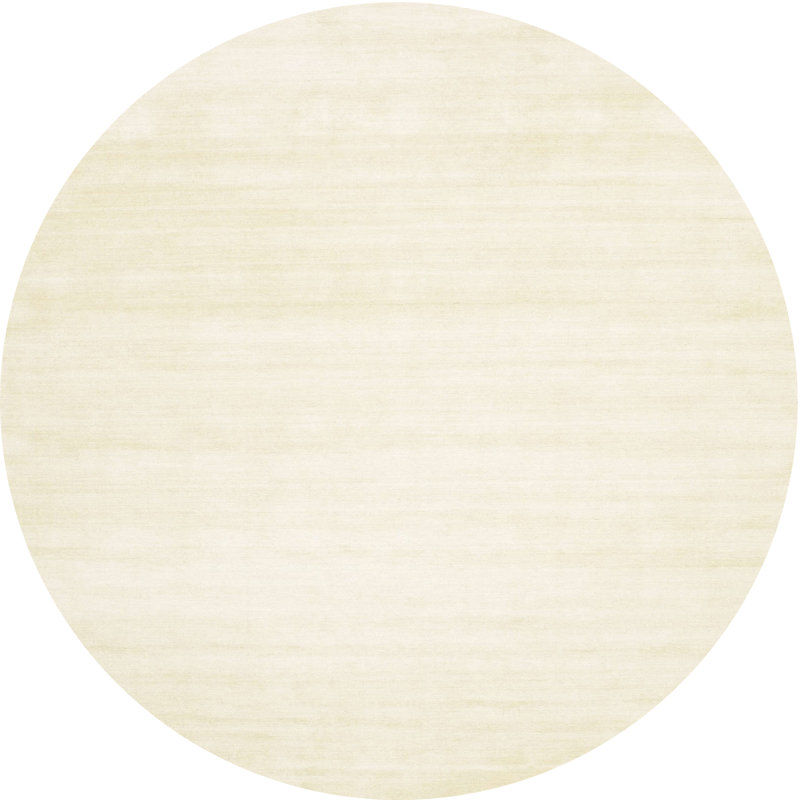 Surface beige contemporaine tapis, Rond 3 pi