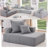 Boucle Lounge Sectional-700293165