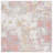 Braidy Abstract Handmade Flatweave Polyester Area Rug in Ivory/Gray/Pink-634416199