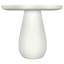 Table d'appoint blanche Trevor avec plateau en forme de nuage (table basse incluse)