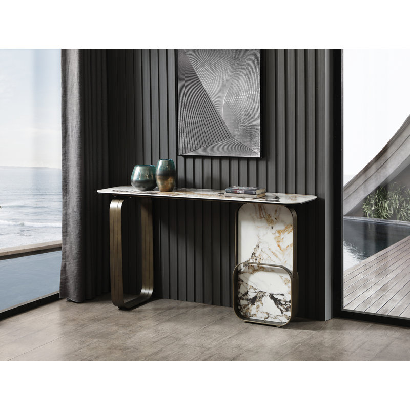 55'' W Marble Console Table
