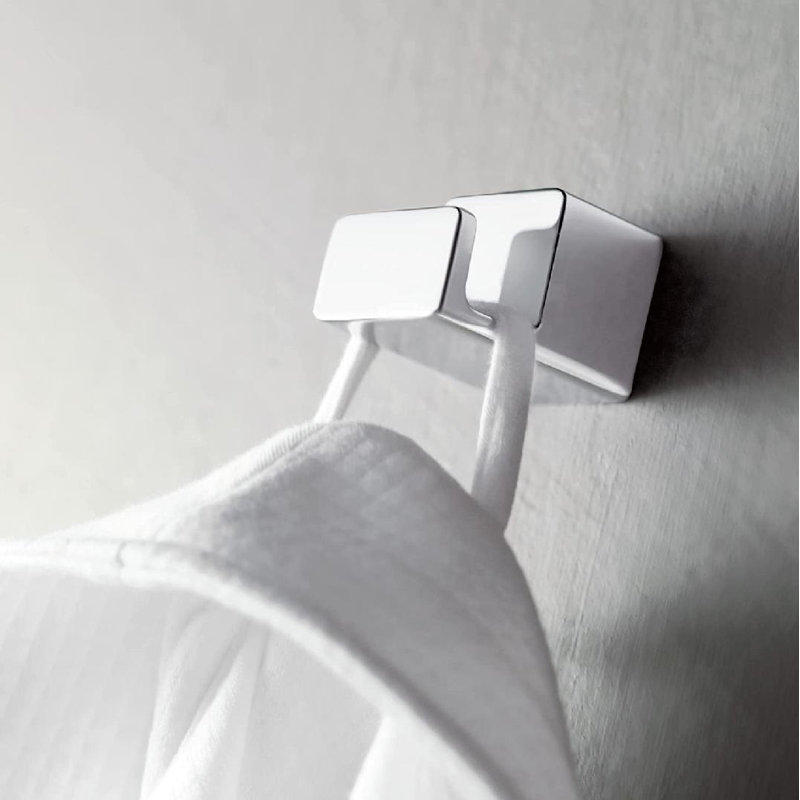 Chrome Modern Wall Mounted Single Robe Hook