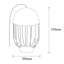Lampe de table noire 21,65 "Akram