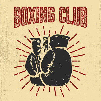 Boxing Club - Wrapped Canvas Print