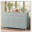 Modern Wave-Pattern Sideboard with 2 Drawers, 4 Doors, and Adjustable Shelves-278547862