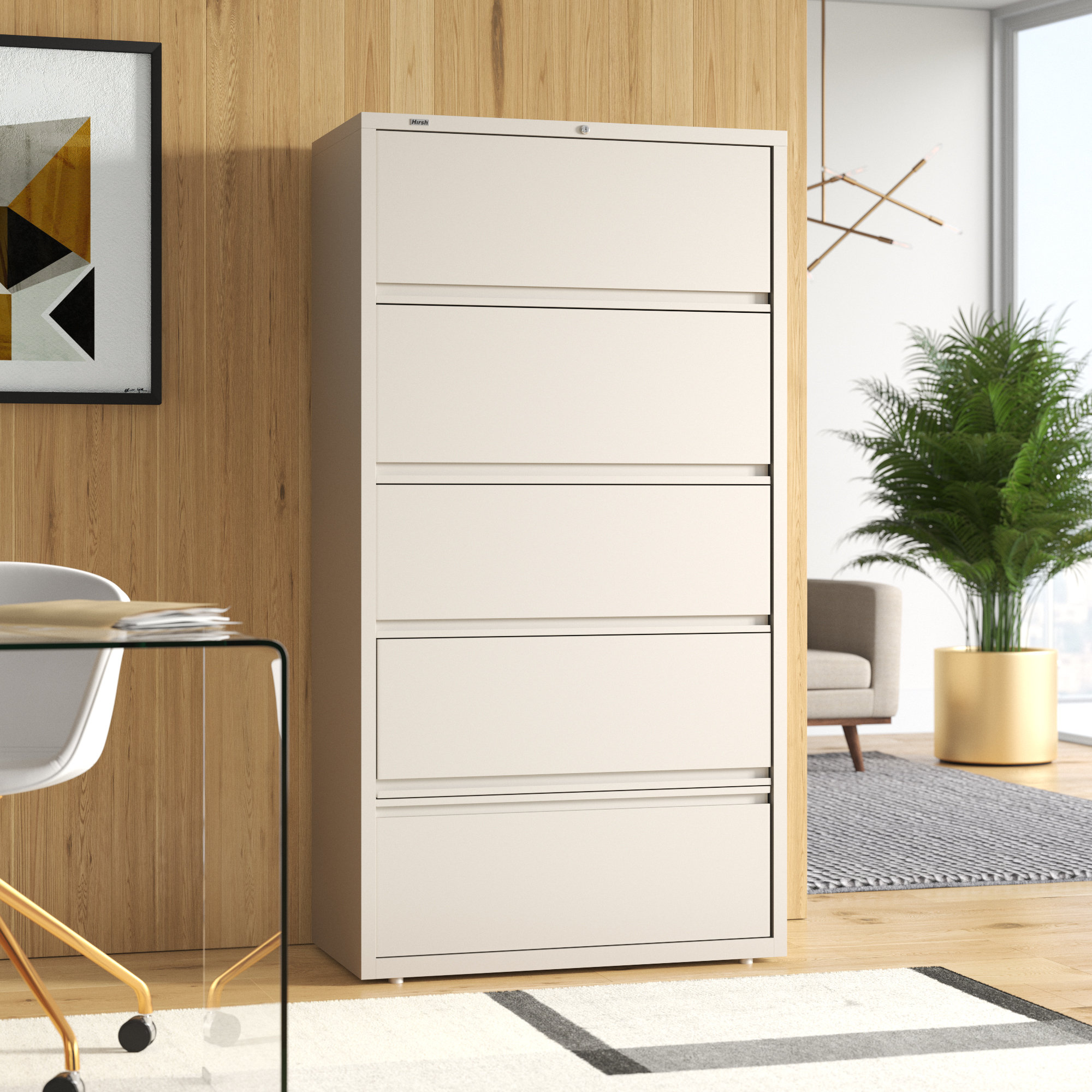 CommClad 5-Drawer Lateral Filing Cabinet & Reviews | Wayfair