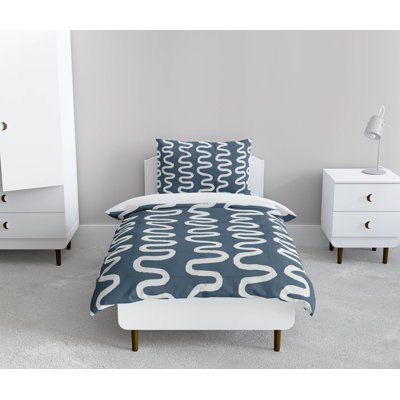 Wiggle Stripe Comforter Set