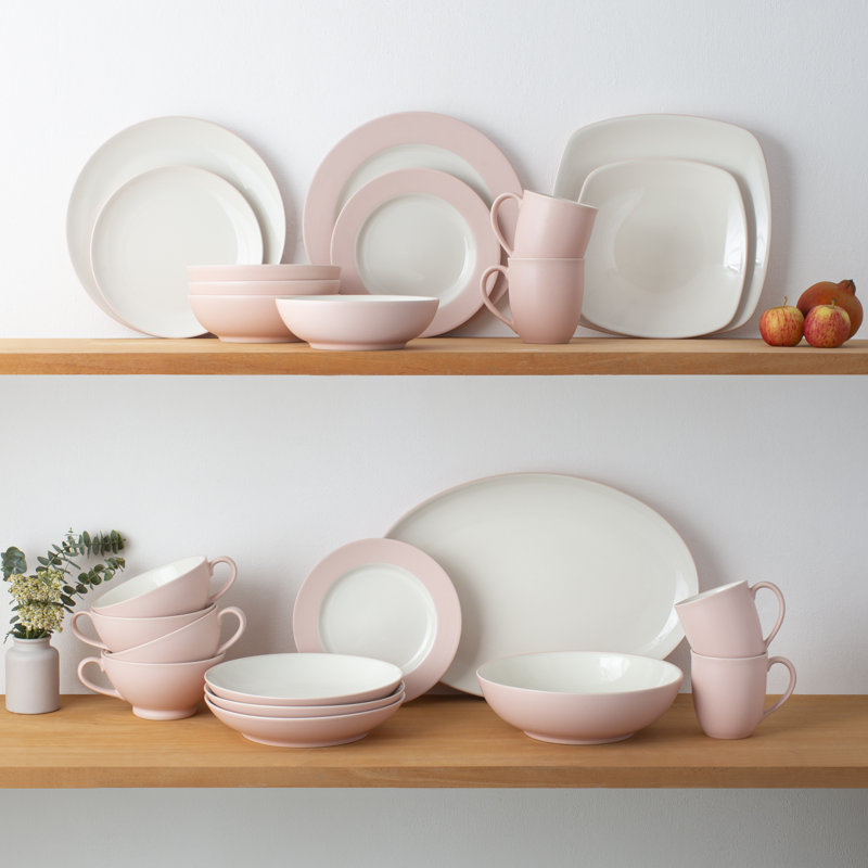 Plateau ovale Noritake Colorwave, Rose