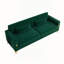 Canapé 3 places en velours Emerald Green