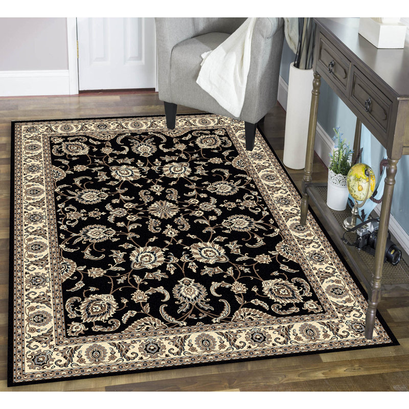 Oriental Indoor Rug, Rectangle 3'3" x 4'11"