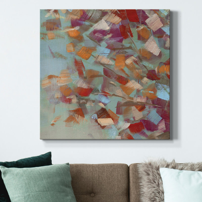 Confetti Party II - Wrapped Canvas Print, 40" H x 40" W x 1" D