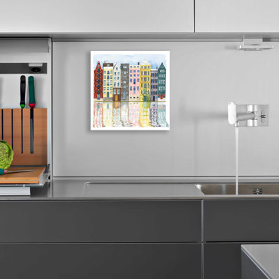 «Neige II» par Grace Popp, art mural en verre acrylique