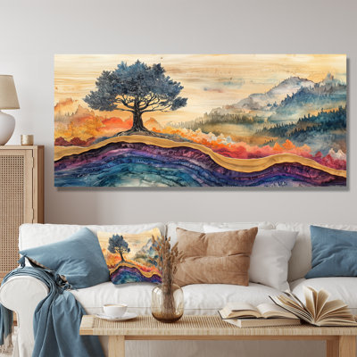 Gioacchino Forest, encre liquide dans un paysage asiatique II - forêt, art mural