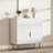 Coffee Bar Cabinet With 2 Doors & Drawer, Sideboard Buffet With Adjustable Shelves, Accent Liquor Cabinet With Storage, Console Table For Living Dining Room, White-976093608