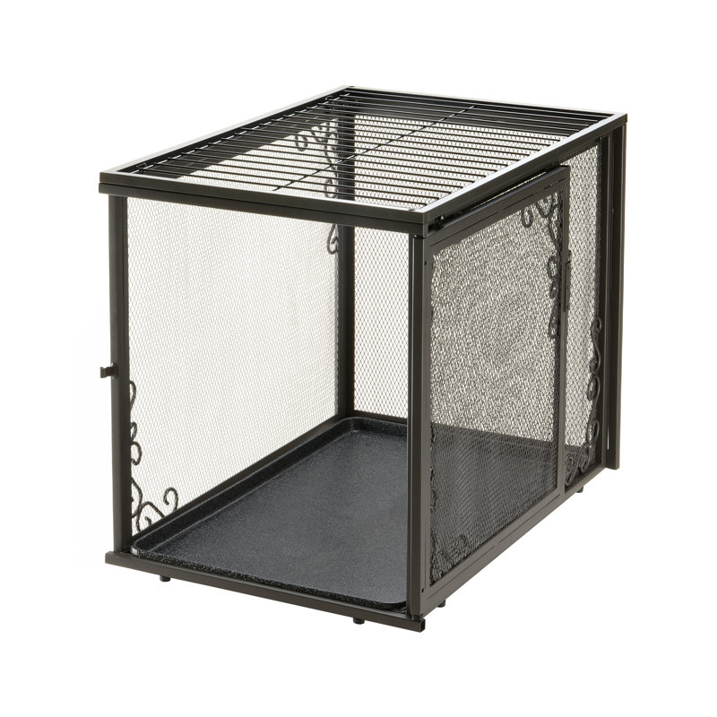 Caisse pour animaux en filet, Bronze antique, Petit (H 20 po x l 17 po x P 24 po)
