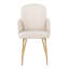 Jaquavia Fabric Upholstered Arm Chair in Cream-911342249-911342254