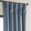 Rideaux en velours moelleux Matra pour chambre à coucher ‑ rideaux obscurcissants pour les fenêtres de salon, panneau simple-1630843105-1636876333