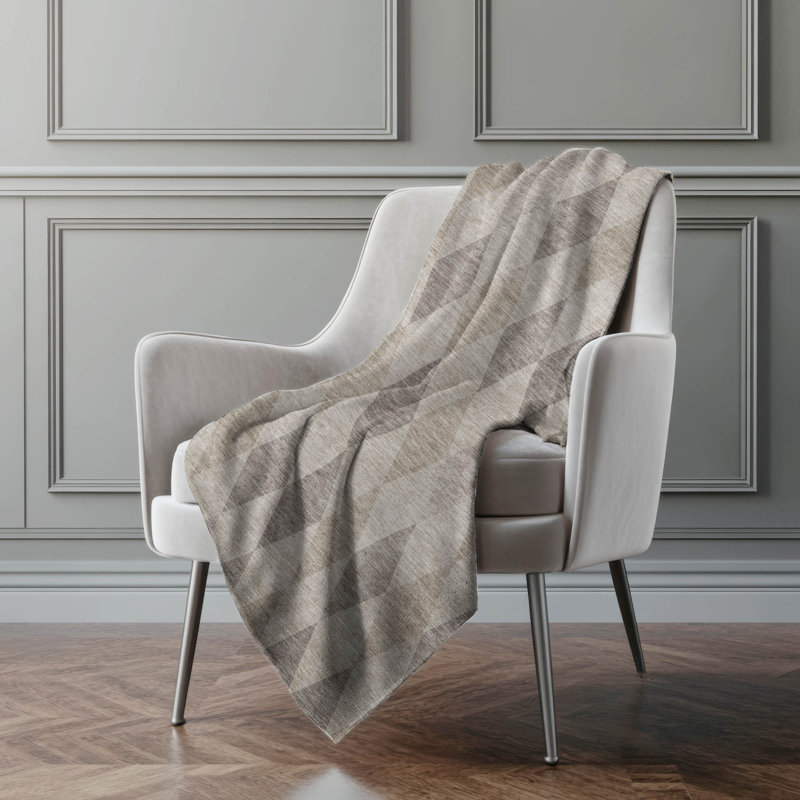 Jeté en sherpa Addison, Beige