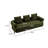 Modern 3-Seater Upholstered Sofa