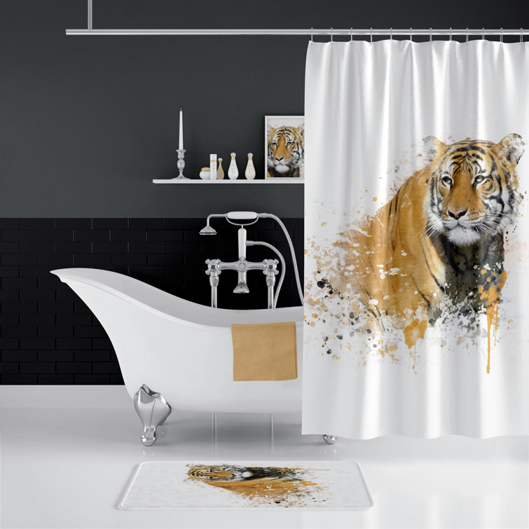 Naia Polyester Shower Curtain