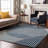 Premium Machine Washable Corum AMF1001 Circles Rug-509288632