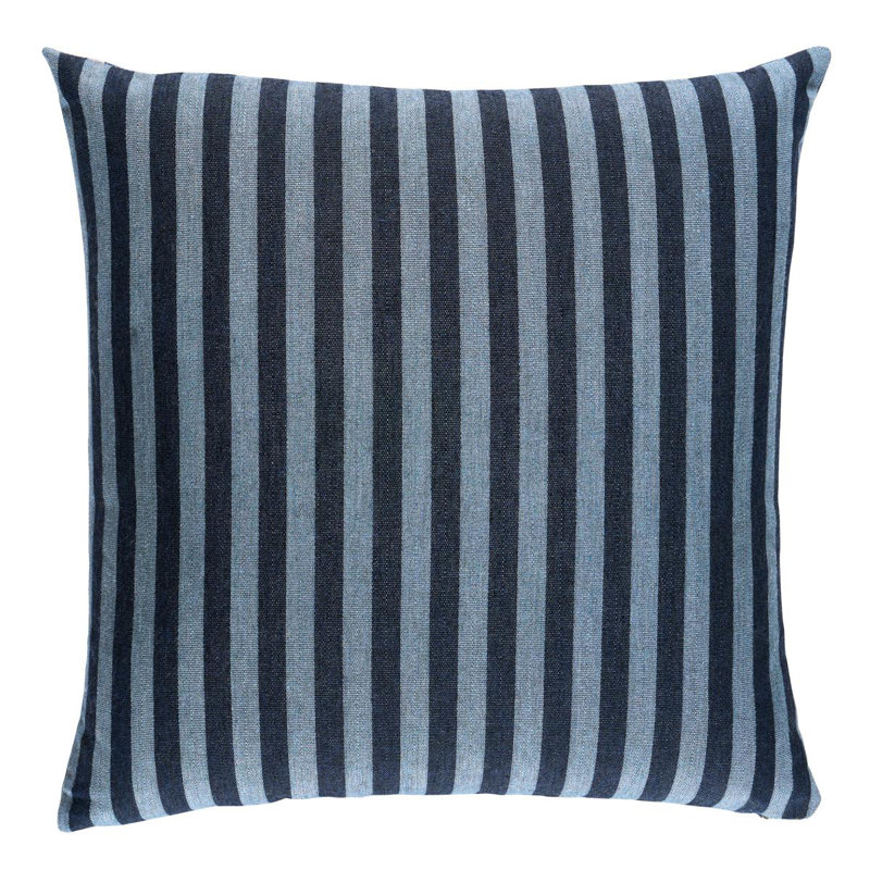 Hanson Square Indoor/Outdoor Pillow Cover & Insert, Navy, Square 20"