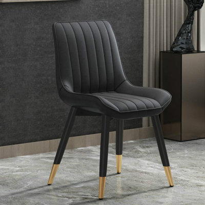 4x Appomattox Upholstered PU Leather Dining Chair