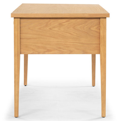 Makala 5 Drawer Wood Desk