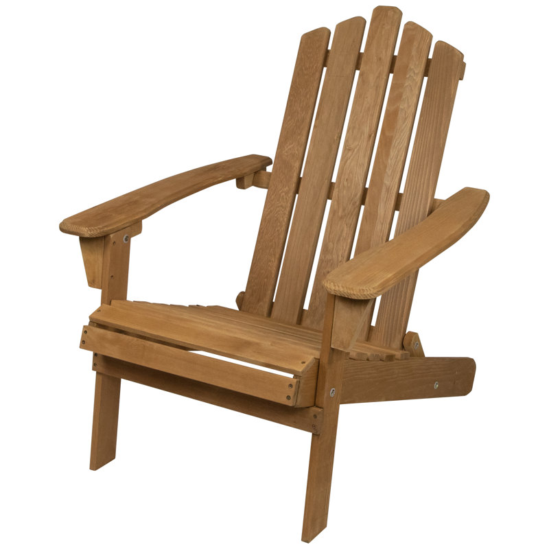 Chaise Adirondack pliante en bois 36 po Classic, Brun