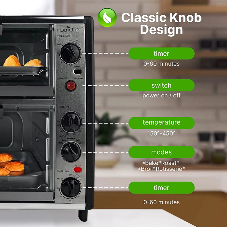 Vertical Oven - Countertop Rotisserie Oven with Baking & Roasting