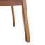 Chaises de salle à manger ergonomiques en bois massif avec coussins en tissu moelleux-129028216