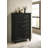 Fraser 8-drawer Door Chest Black-9996043