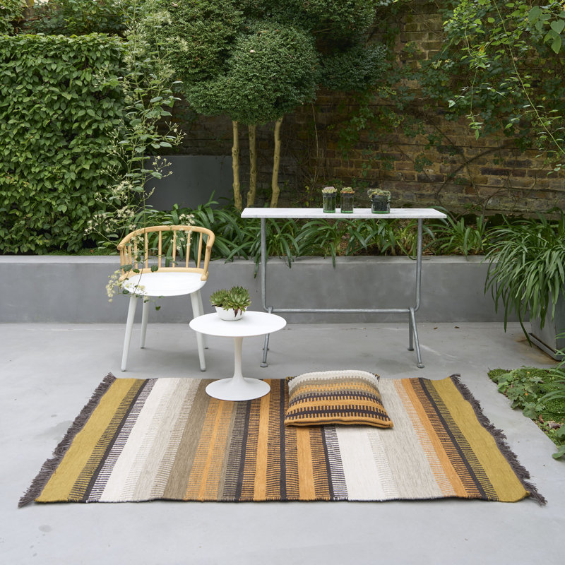 Muturi Natural Outdoor Rug, Rectangle 5'3" x 8'6"