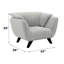 Chaise Nayeli, boucle gris clair