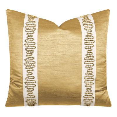 Lucent Embroidered Reversible Throw Pillow