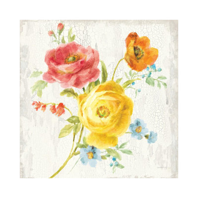 Full Bloom V by Danhui Nai - Wrapped Canvas Print