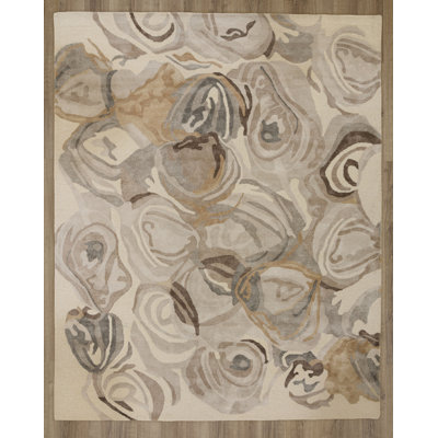 Hand Tufted Wool/Tencel Area Rug